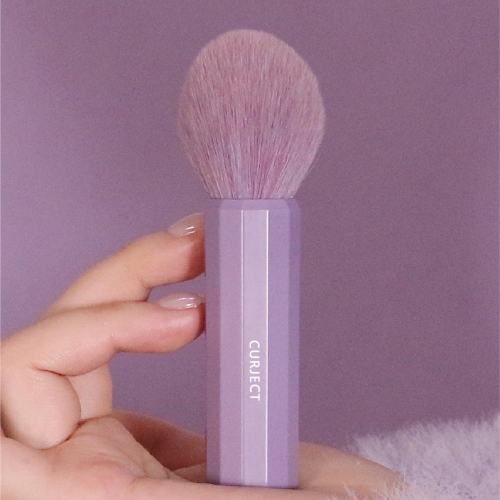 CURJECT portable facial brush loose powder blush brush makeup brush