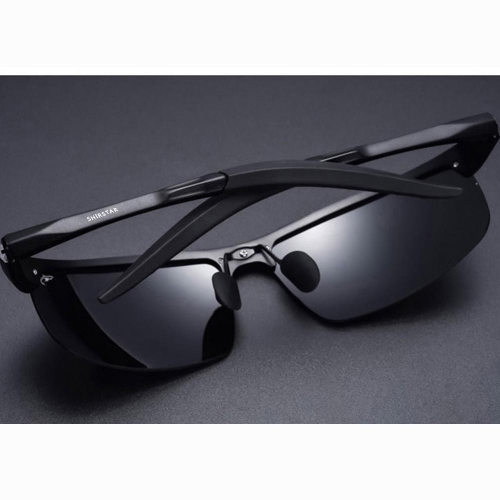 SHIRSTAR Aluminum-magnesium high-definition polarized sunglasses for men