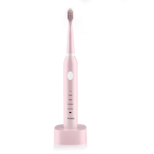 PUSKIU Household adult waterproof sonic soft fur automatic electric toothbrush