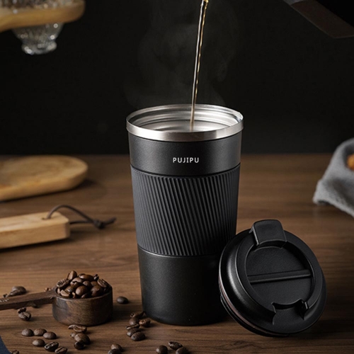 PUJIPU portable stainless steel coffee cup for male and female students