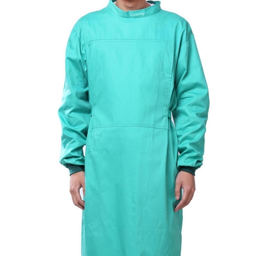 Vinociiy surgical gown for men cotton long sleeve doctor