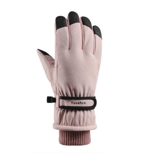 Yuoahcn Winter touch screen cold protection plus velvet thickened Ski gloves