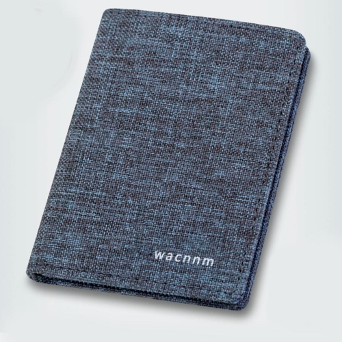 wacnnm canvas Ultra-thin Mini Lightweight Short Wallet