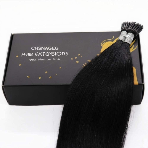 CHSNAGEG I Tip Hair Extensions 1g/Strand,50strands, Total 50g/Pack 100%