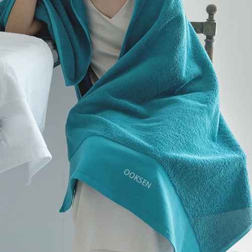 OOKSEN Pure cotton water absorbent and quick-drying super large bath towel