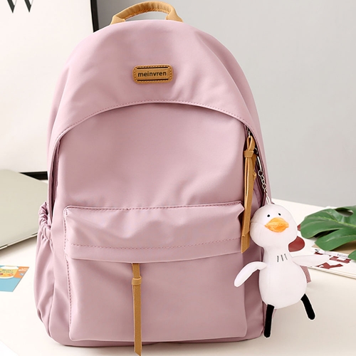 meinvren Korean style all-match waterproof backpack student schoolbags