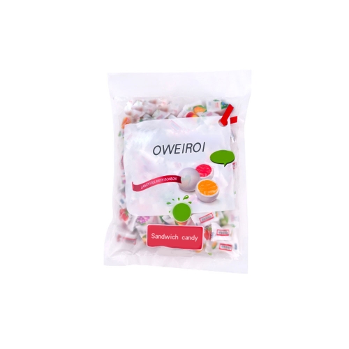 OWEIROI sandwich candy Crispy Fresh Milk Ball Bulk Snacks Bonbons(500g)-4 packs