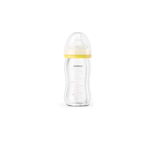 QUNDDLE Newborn baby PPSU anti-colic glass Babies' bottles