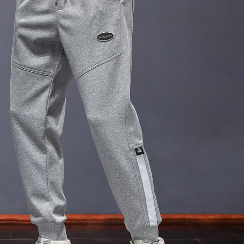 VIVIfashion Men's Spring and Autumn Casual Sweatpants (Gray)