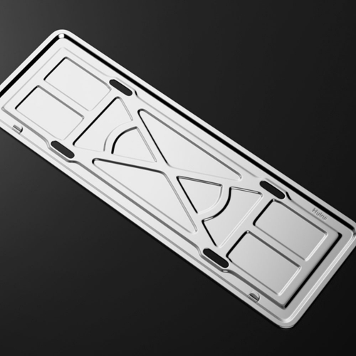 Huirui general stainless steel Car license plate frame