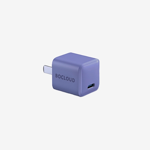 BOCLOUD 20W Compact and Portable Fast Charging Adapter plugs (Purple)