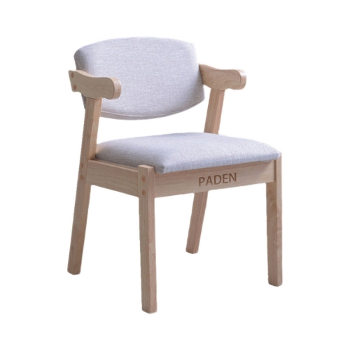PADEN Modern and simple solid wood Z-back armchair