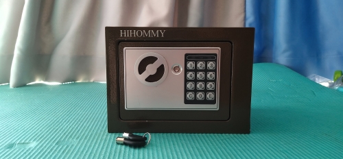 HIHOMMY safe deposit boxes with locks for household small passwords