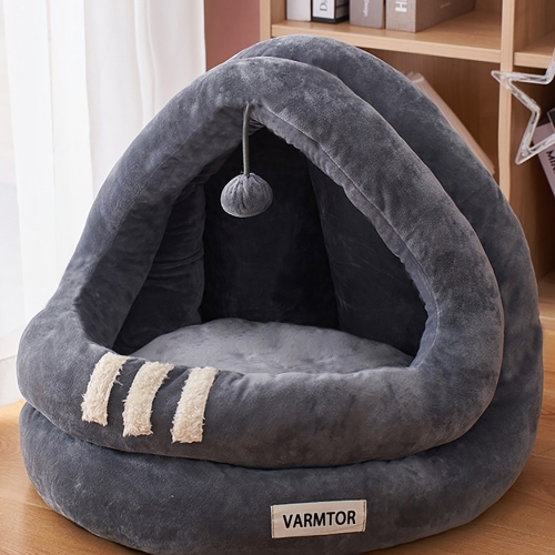 VARMTOR semi-enclosed dog bed for keeping warm in winter for small dogs