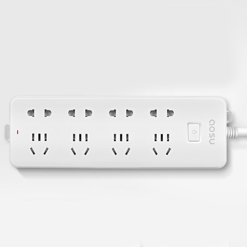 AOSU multi-function household multi-hole socket, high temperature resistant Power outlet