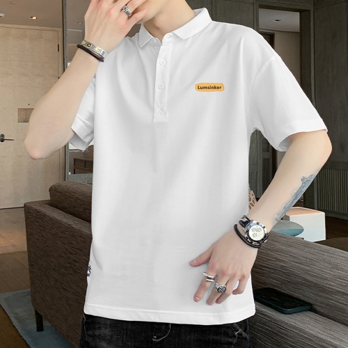 Lumsinker Half sleeve lapel men's tee-shirts