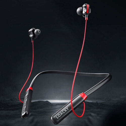 LOACKY sports wired hanging neck noise reduction in-ear Earphones