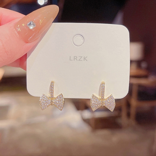 LRZK sense of luxury fashion temperament bow earrings (5 pcs)