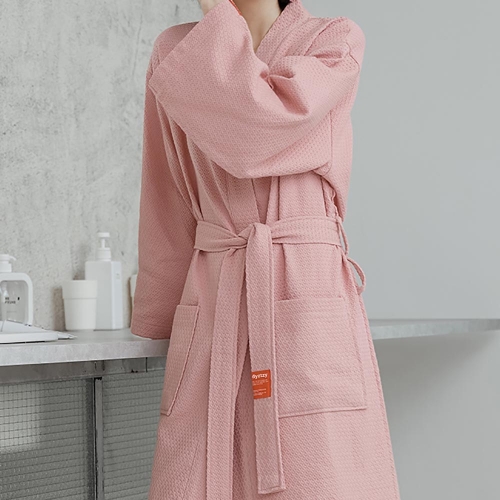 dyztzy absorbent and quick-drying cotton long Bath robes