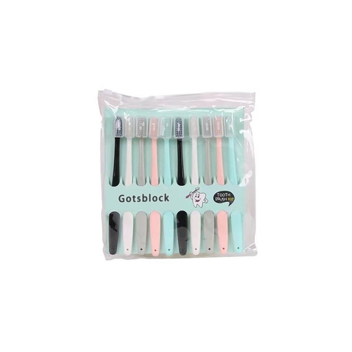 Gotsblock ultra-fine soft household adult toothbrush (5 bags)