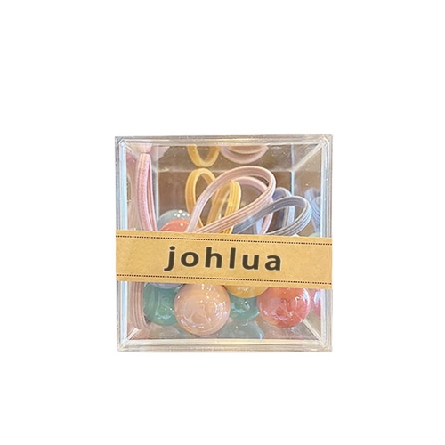 johlua cute candy color girl Rubber bands for hair (3 pcs)