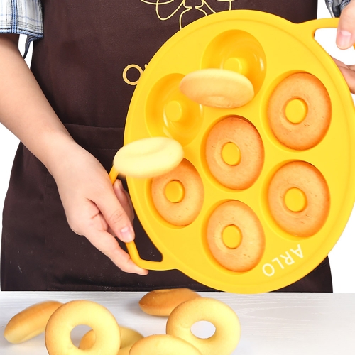 ARLO Kitchen Round Cake Moulds Donuts Oven Baking Steamable Cookery moulds