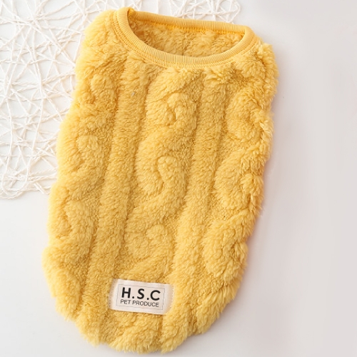 H.S.C PET PRODUCE Autumn and winter double-sided fleece warm pet clothing