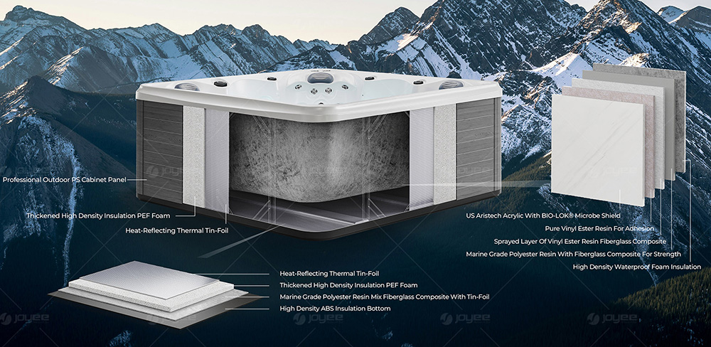JOYEE outdoor spa workshop.