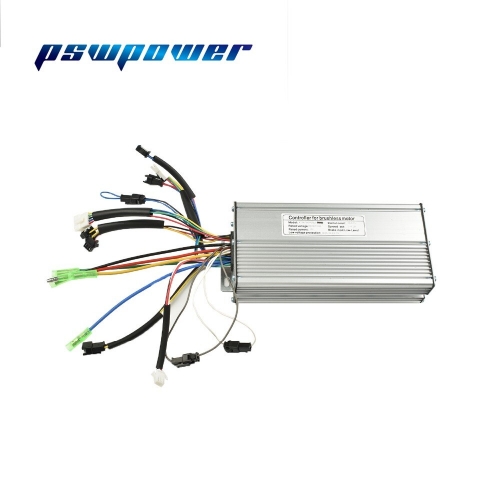 36V/48V 1000W-1500W Brushless DC Torque Simulation Square ebike Electric Bicycle Hub Motor Controller with right output