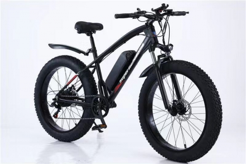 Electric Bike 500W 48V Motor Tyre/Inner Tube 26*4 Fat Tire Mountain Bike Beach Snow Bicycle for Men MTB Ebike Kit 10AH Battery