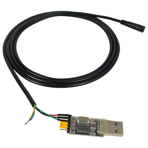 bafang USB Programming Length 1.6M Cable for 8fun / BBS01B BBS02B  BBSHD Mid Drive / Center Electric Bike Motor Programmed Cable