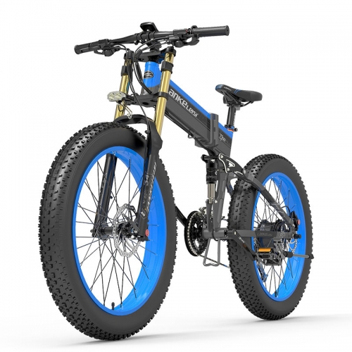 LANKELEISI T750PLUS-MAX Electric Bike 26 Inch4.0 Fat Tire Off-Road Electric Bike 1000W Men's Mountain Bike Snow 48V17.5AH Ebike