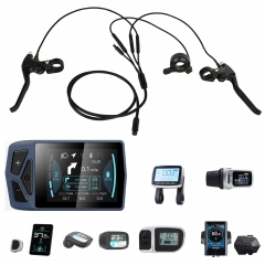 tsdz8 tsdz2 tsdz2b 1T4 cable with thumb throttle and  Electric bike brake level for tongsheng Mid drive motor