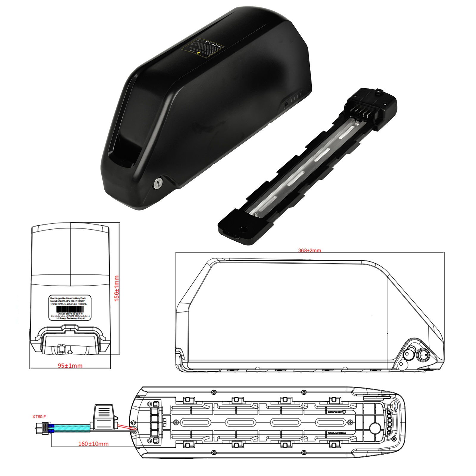 Ebike バッテリー 25ah Amazon.com : 60V 25Ah Ebike Battery 25000mah Lithium LiFePO4