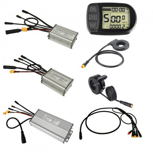 KT kunteng Electric Bicycle Motor ebike Controller 36V 48V 250W 500W 1000W Brushless DC Sine Wave sensor Controller
