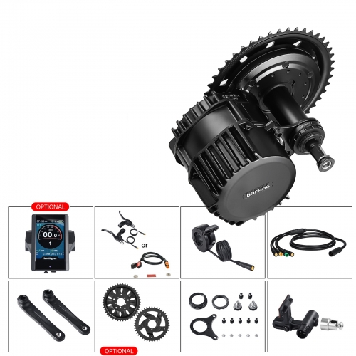 Bafang 48V or 52V 1000W BBS03 BBSHD UART protocol version Mid Drive Motor Electric Bike Conversion Kit diy ebike 8fun MM G320.1000 Engine 120mm/100