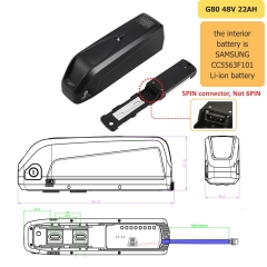 48V 22AH Interior battery is SAMSUNG cells