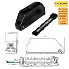 48V 27.5AH  interior battery is SAMSUNG cells