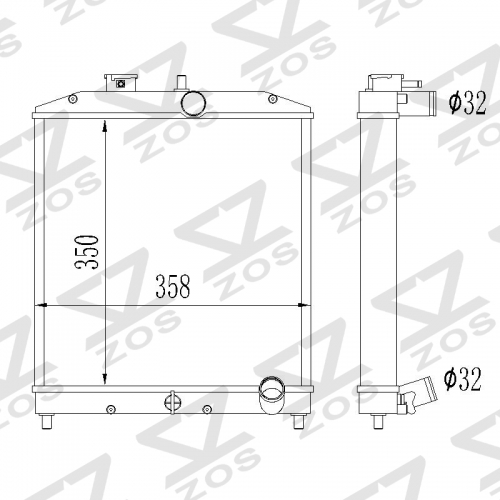 Acura EL / Honda Civic Civic del Sol φ32mm 1992-2001