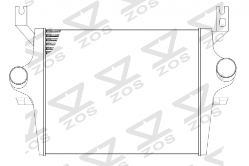 Intercooler Core Size:528.9*655*62mm Inlet/Outlet: φ75/φ83mm