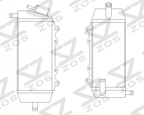 KAWASAKI KX250F 04-05 SUZUKI RMZ250 2004-2006