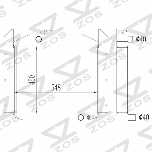 Radiator For Studebaker Pickup Truck 2R 1949 1950 1951 1952