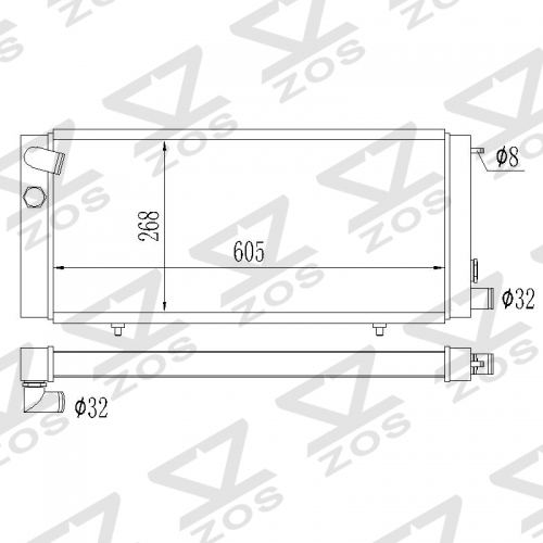 Peugeot 205 309 1.6 1.9 GTI 1.8 TD - Aluminium Performance Radiator