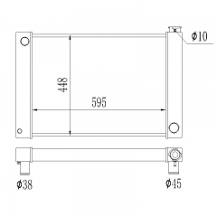 CUSTOM universal radiator 29inch