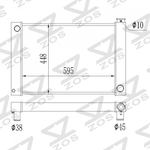 CUSTOM universal radiator 29inch