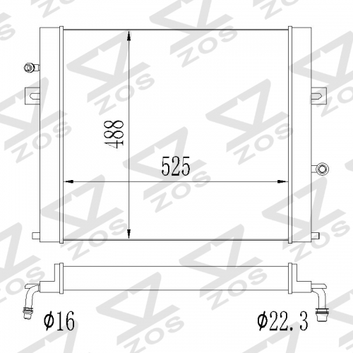 Radiator 400001002 BMW F-Series B48 & B58 Engine