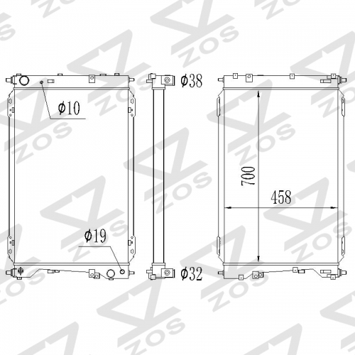 Ford Escape 2008-2012 Mazda Tribute / Mercury Mariner 3.0 V6 RADIATOR