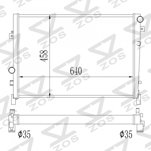 Dodge Journey 2009-2020 V6 L4 RADIATOR