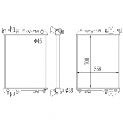 Dodge Ram 1500 Ram 2500 2009-2018 RADIATOR