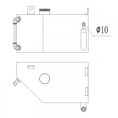 c-4 84-96 corvette coolant tank